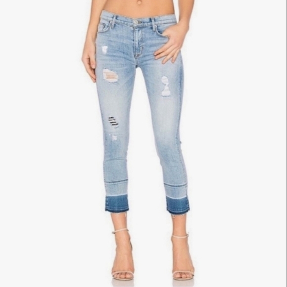 Hudson 'Zoeey' Cropped Released Hem Jeans - Picture 2 of 5